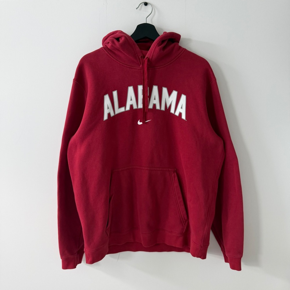 Nike Alabama Crimson Tide Mens XL Red Pullover Hoodie BV6289-613 Sweatshirt